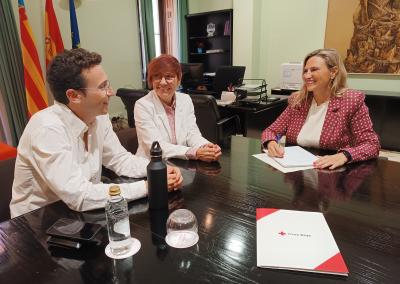 La delegada del Consell en Castellón se reúne con Cruz Roja Castellón para abordar los proyectos de la entidad en la provincia